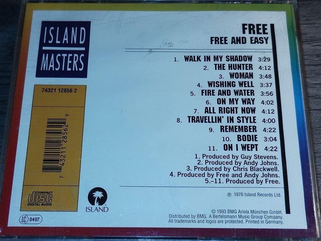 Free - Free & Easy,Rough & Ready, Ophalen of Verzenden, Gebruikt, Poprock