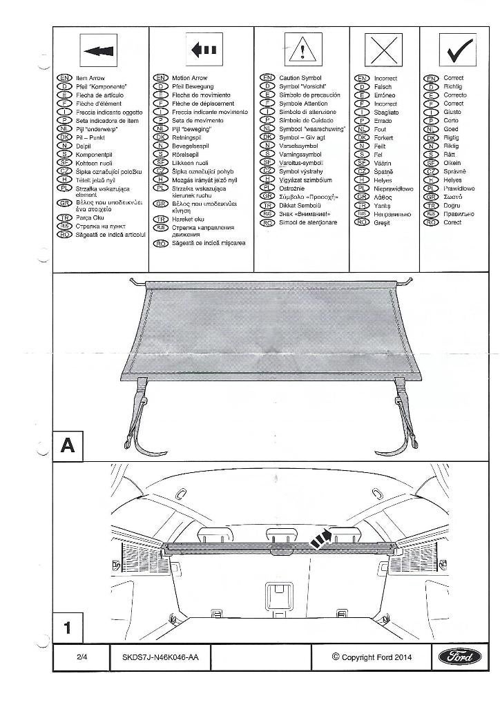 Bagagenet Ford Mondeo MK4, Auto diversen, Auto-accessoires, Ophalen, Zo goed als nieuw