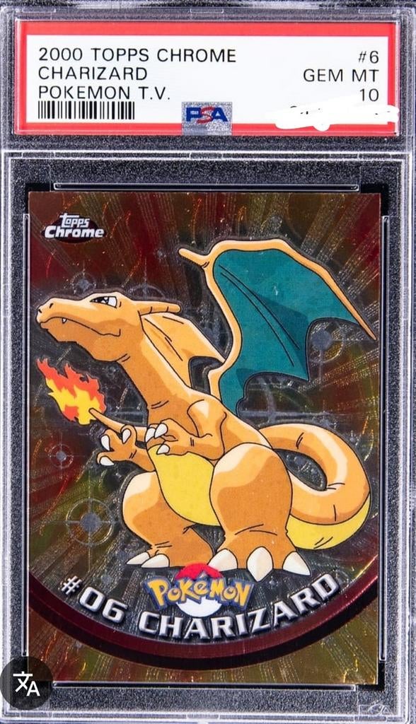 GEZOCHT: topps chrome Charizard psa 10 of een NM raw, Ophalen of Verzenden