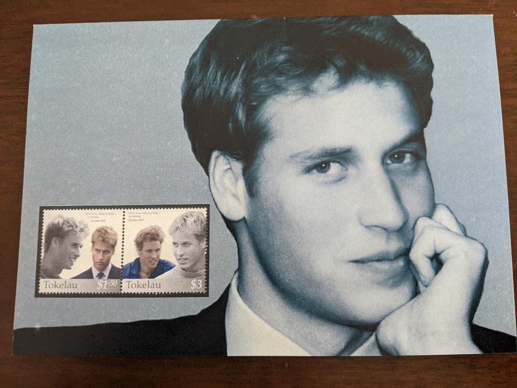 TOKELAU 2003; KAART 21 VERJAARDAG PRINCE WILLIAM, Verzenden, Nieuw, Buitenland, Kaart, Foto of Prent