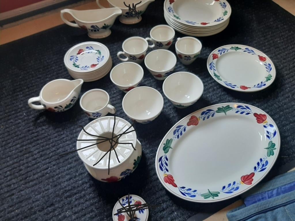 Boerenbont servies los, Antiek en Kunst, Ophalen