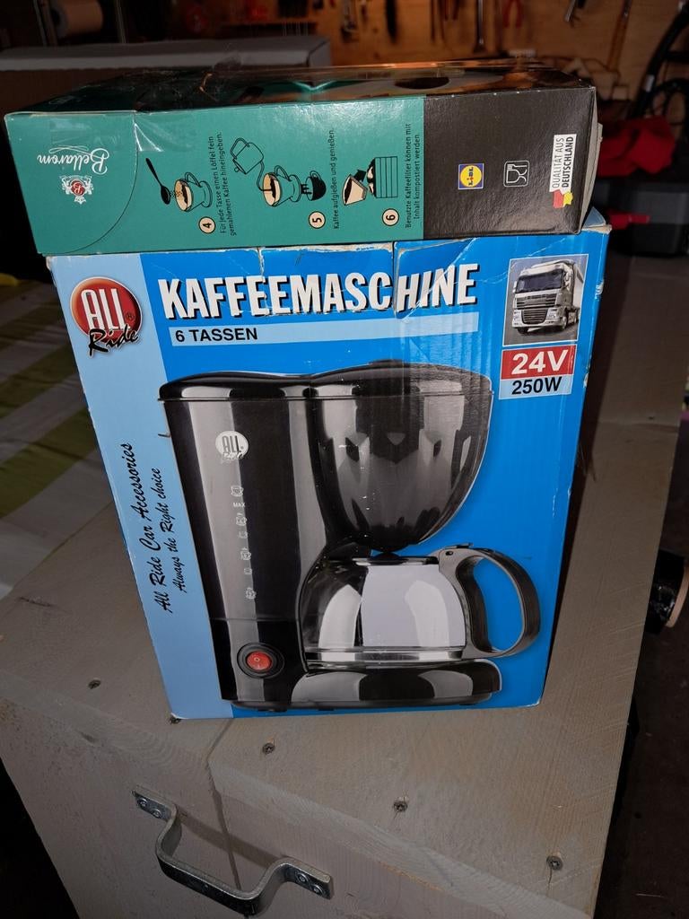 Koffiezetapparaat 24 volt, Ophalen