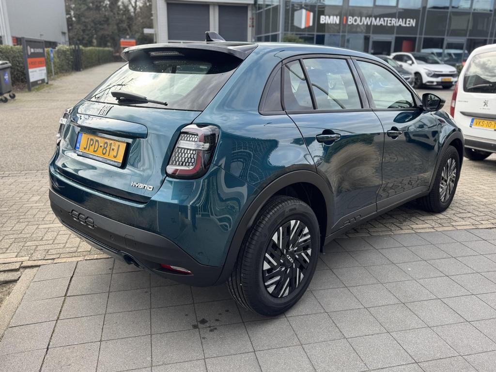 Fiat 600 1.2 Hybrid Pop l BTW ACTIE l Winter Pack, Auto's, Fiat, Stof, 1199 cc, Parkeersensor, Blauw