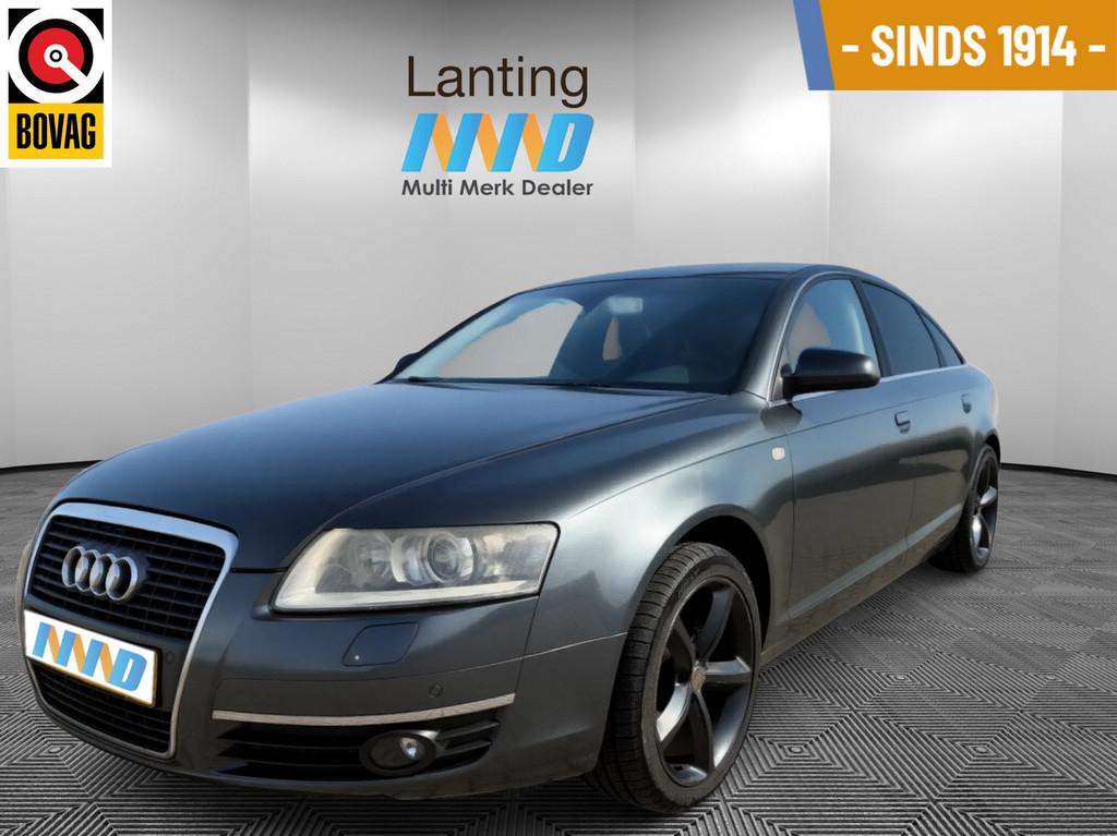 Audi A6 Limousine 2.4 Pro Line 6 clinder automaat, Stof, Zwart, Bedrijf, Euro 4