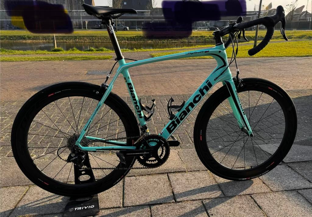 Bianchi Infinito CV racefiets Campagnolo Potenza, 28 inch, Carbon, Heren, Zo goed als nieuw