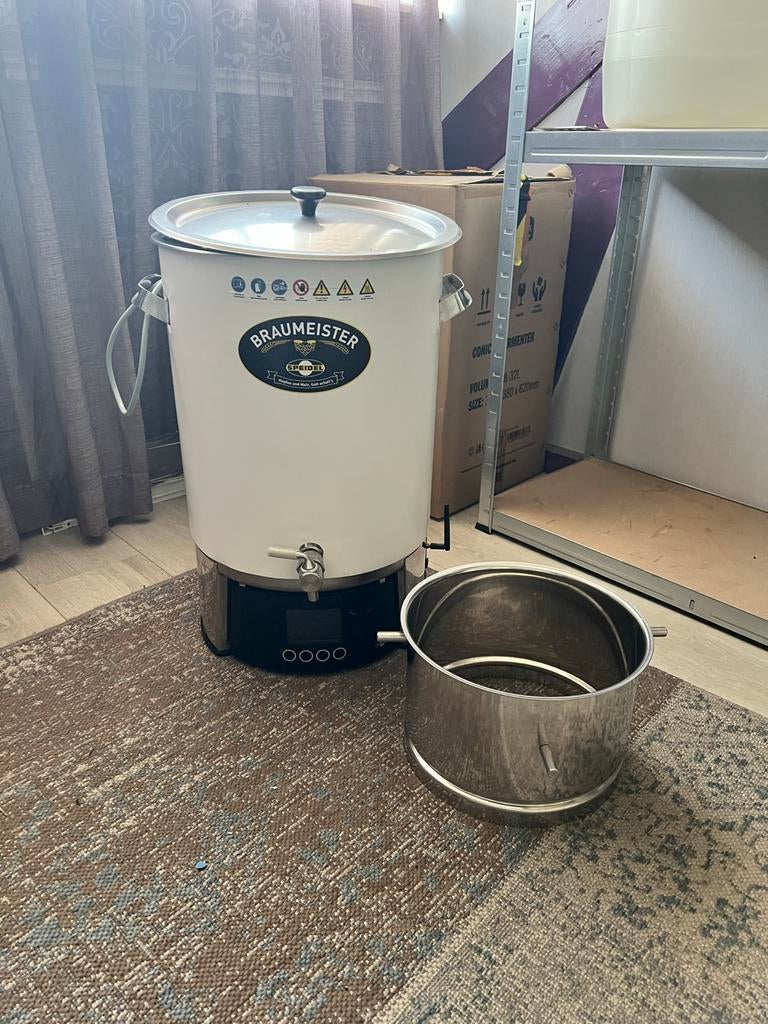 Speidel Braumeister 20L met WiFi en 10L korf, Ophalen of Verzenden, Zo goed als nieuw