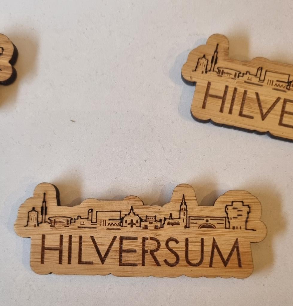 Uniek Vogelhuisje Hilversum met Koelkastmagneet, Ophalen of Verzenden, Nieuw