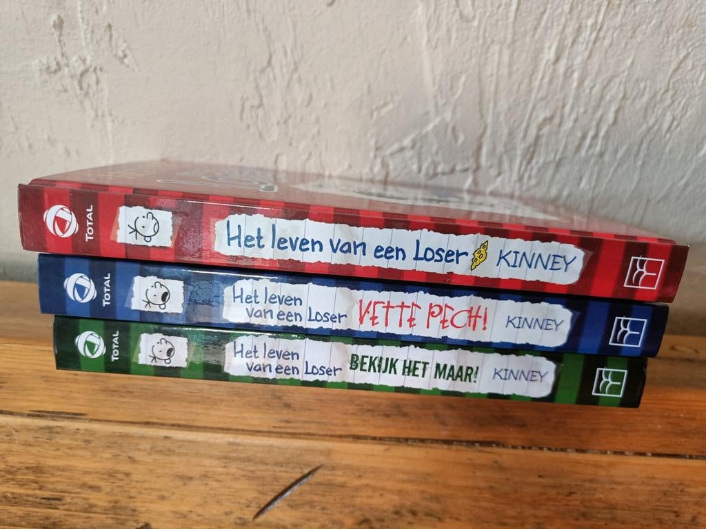 3 Delen van:  Het leven van een loser., Ophalen of Verzenden, Zo goed als nieuw, Fictie algemeen