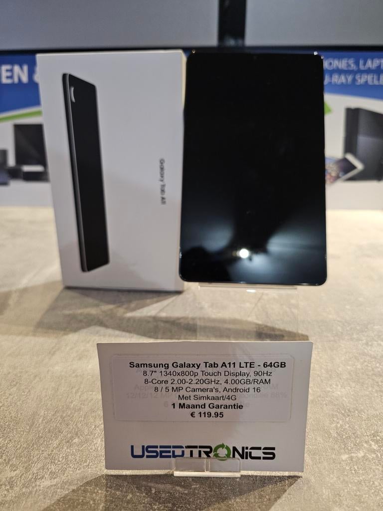 Samsung Galaxy Tab A11 LTE 64 GB, Ophalen of Verzenden, 10 inch, 64 GB