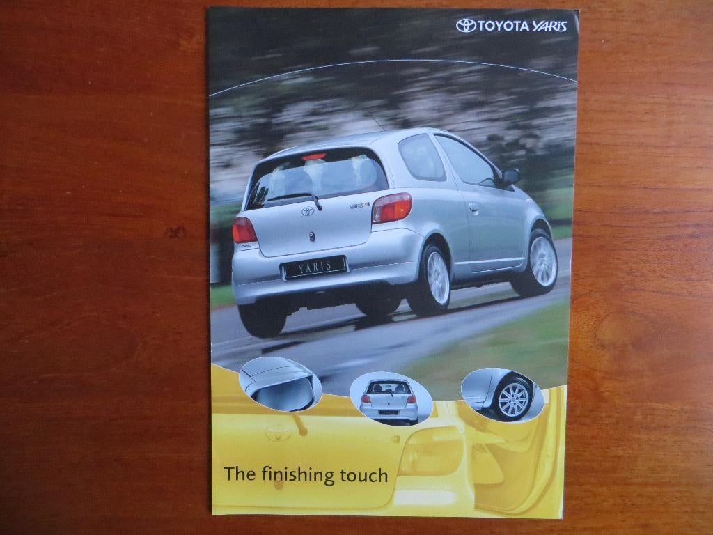 Toyota Yaris the finishing touch (nov. 2000), Ophalen of Verzenden, Nieuw, Toyota