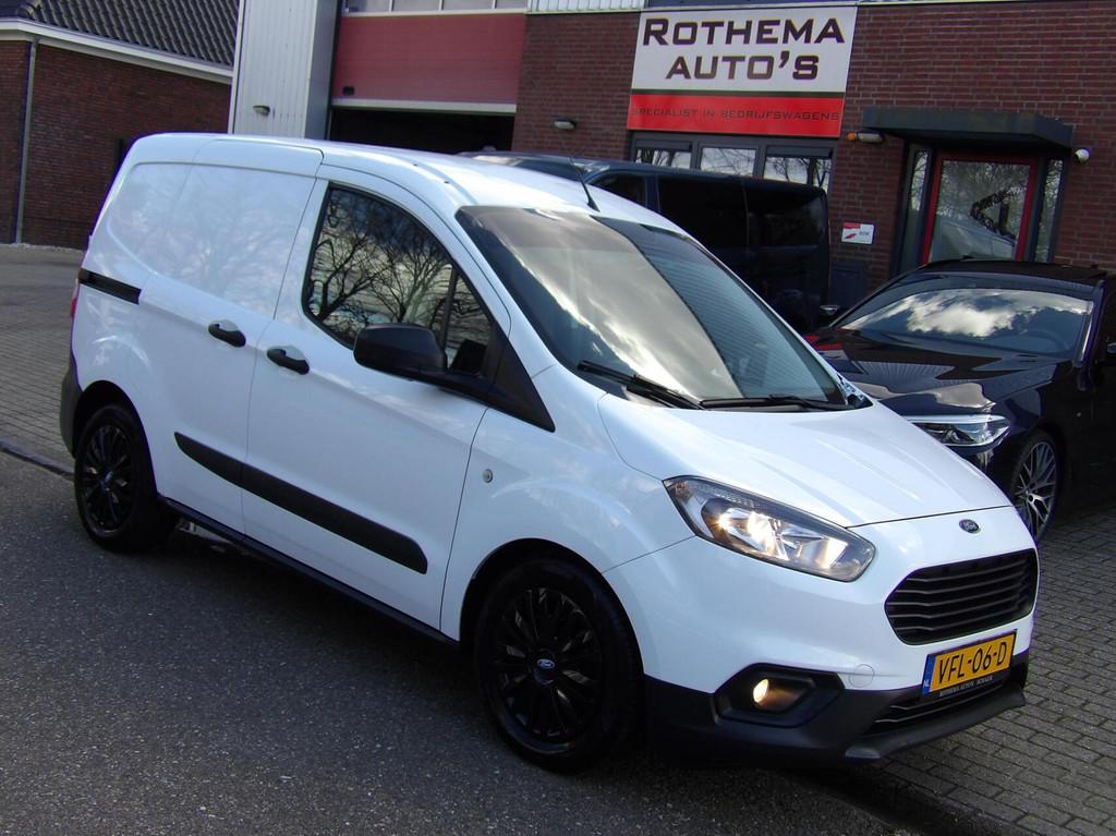 Ford Transit Courier 1.0 BENZINE ECOBOOST 100PK 2020 1eEIGEN, Gebruikt, Elektrische ramen, Wit, Origineel Nederlands