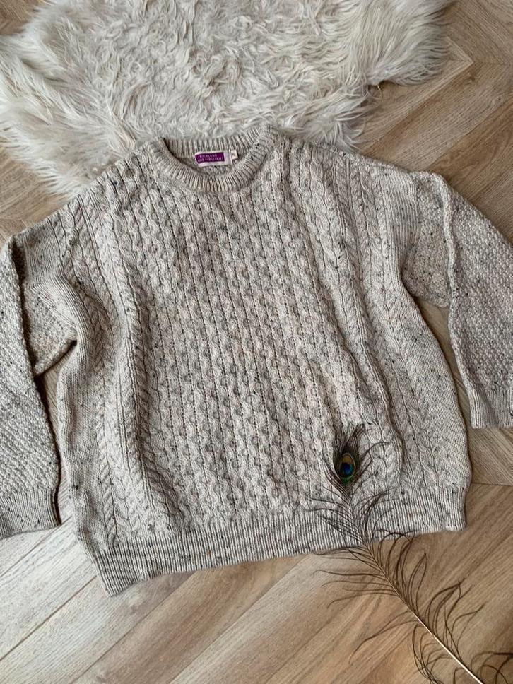 Highland home industries wollen trui XL wool jumper Aran, Overige kleuren, -, -, Maat 46/48 (XL) of groter