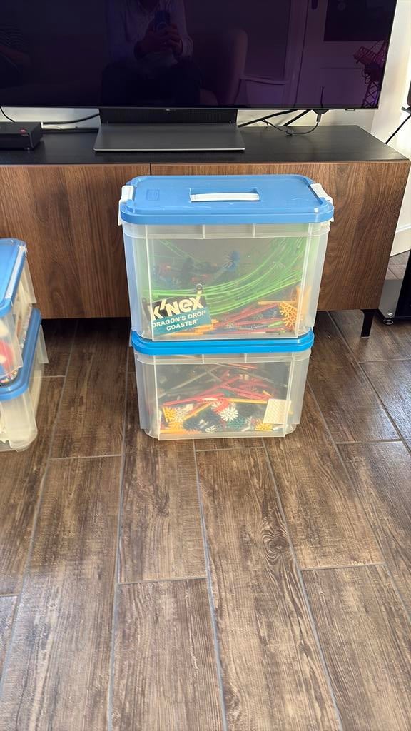 2 bakken Knex, Ophalen, Gebruikt