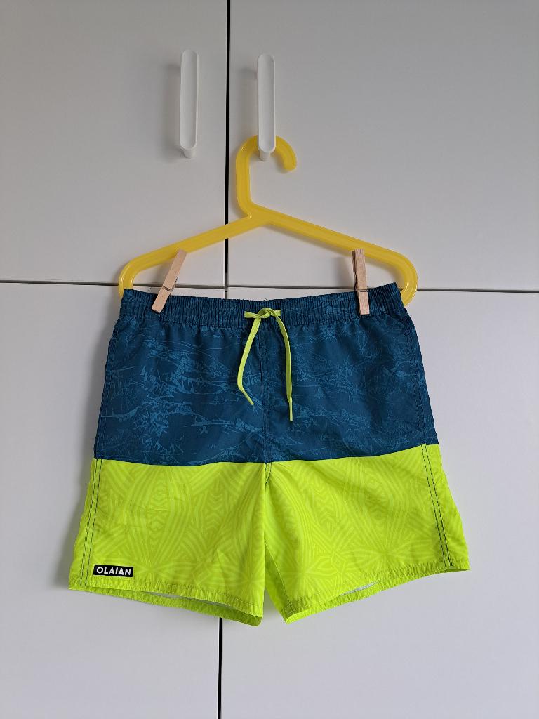 Zwembroek felle kleuren Olaian Decathlon - maat 134 140, Gebruikt, Sport- of Zwemkleding, Decathlon, Ophalen of Verzenden