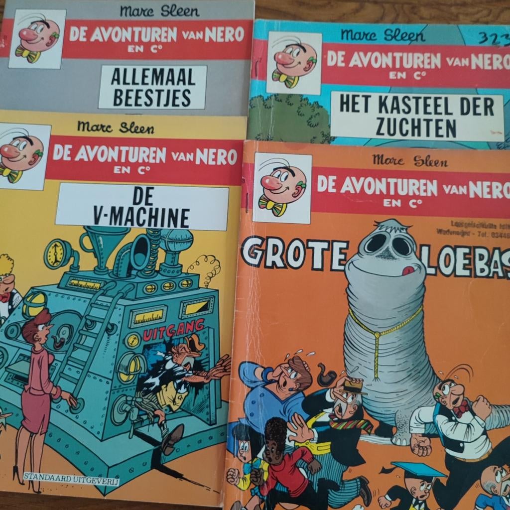 7 stripboeken Marc Sleen: de avonturen van Nero en C, Meerdere stripboeken, Ophalen of Verzenden, Gelezen, Marc Sleen