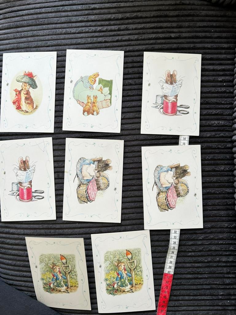 8 x Kaarten voor Kind Beatrix Potter, Verzamelen, Ansichtkaarten | Themakaarten, Ongelopen, Ophalen of Verzenden