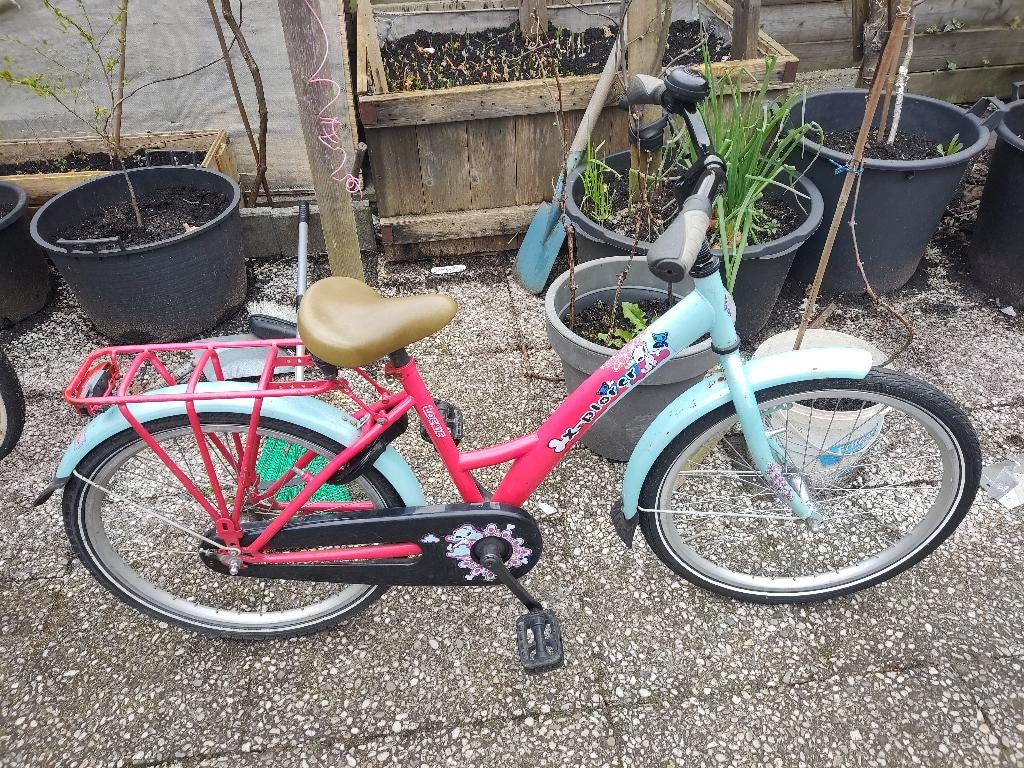 22 inch LOEKIE meisjes fiets, Ophalen, Gebruikt, 22 inch