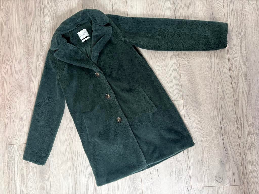 Nep Bontjas van Cotton Club maat XS, Kleding | Dames, Ophalen of Verzenden, Gedragen, Maat 34 (XS) of kleiner, Groen