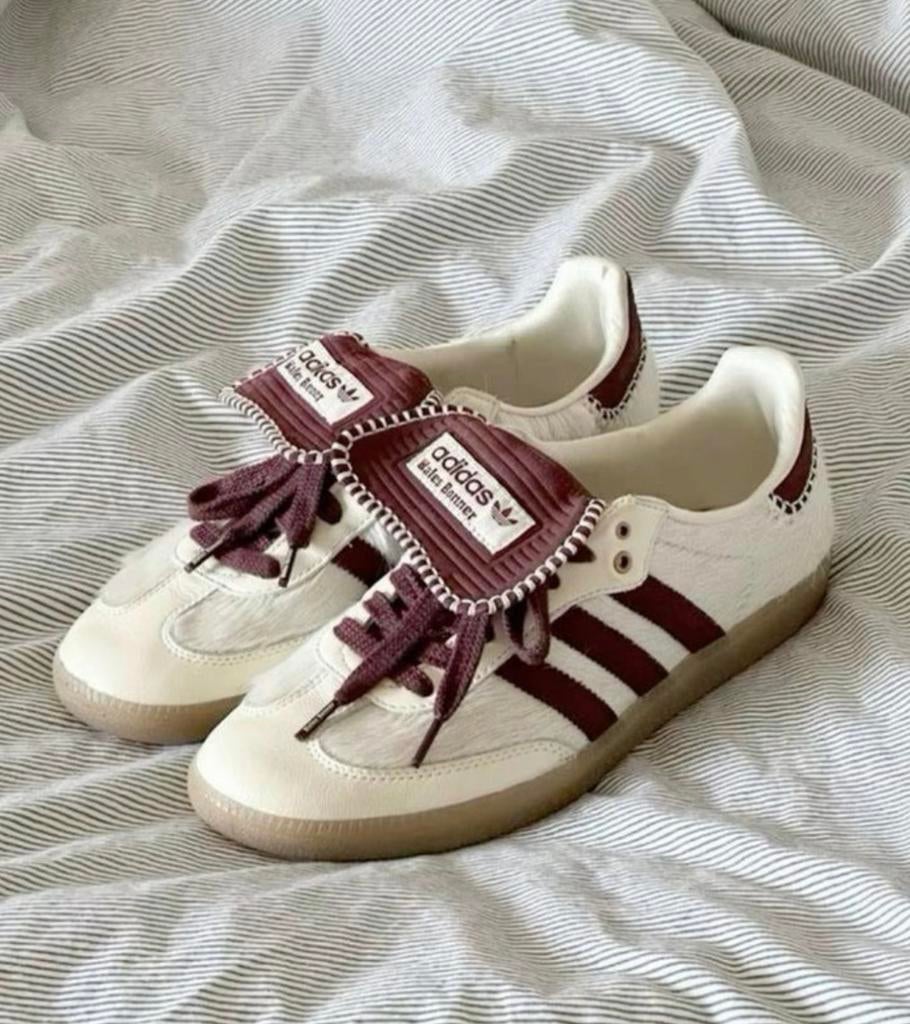 Adidas Samba Ponny Wales Bonner Cream White, Ophalen of Verzenden, Zo goed als nieuw, Wit, Sneakers of Gympen