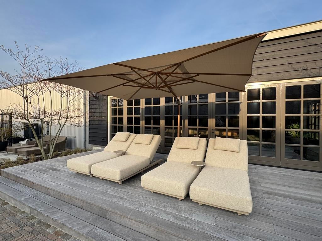4 seasons outdoor ligbed Latte Daybed Verstelbaar Ligbedden