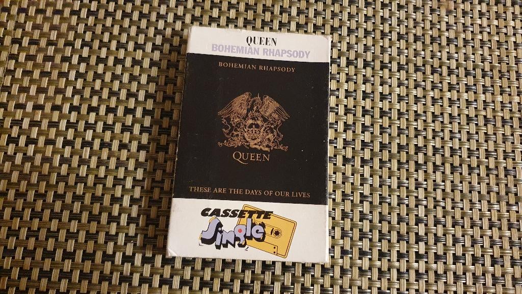 Queen cassettebandje Bohemian Rhapsody single, Ophalen of Verzenden, Gebruikt, Rock en Metal, 1 bandje