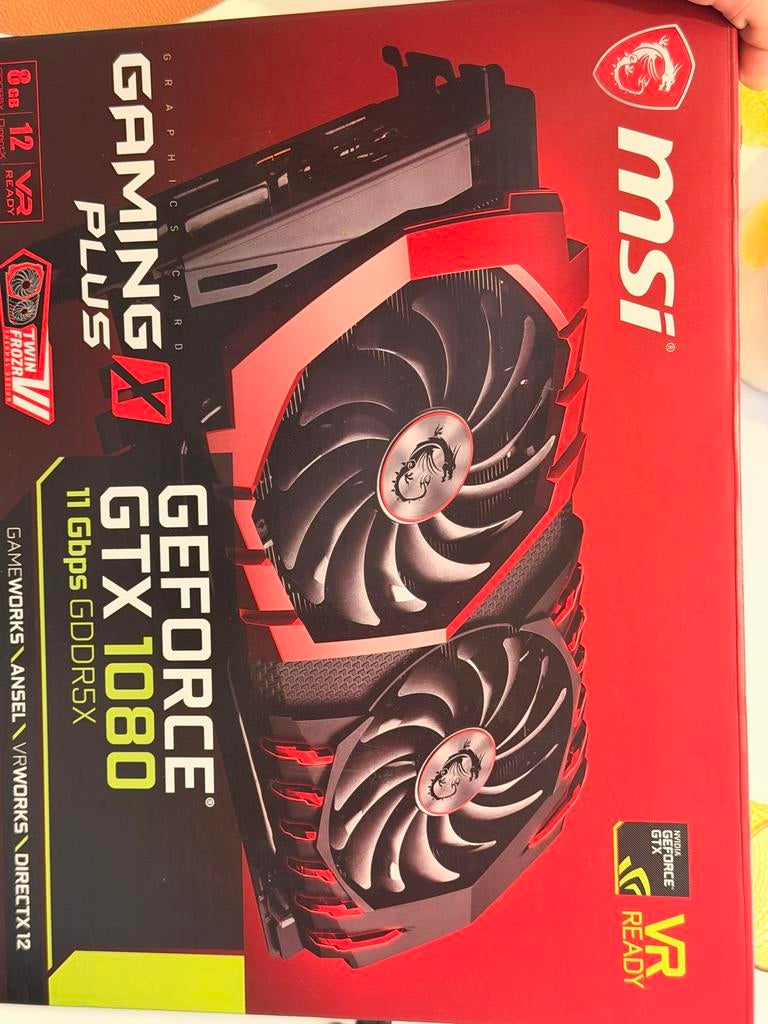 MSI GeForce GTX 1080 Gaming X Plus, Computers en Software, Videokaarten, Ophalen, PCI-Express 3, HDMI, Nvidia