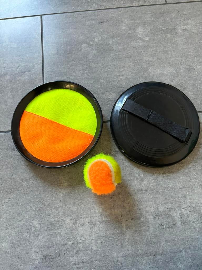 Bal vangspel met klittenband, Ophalen of Verzenden, Zo goed als nieuw