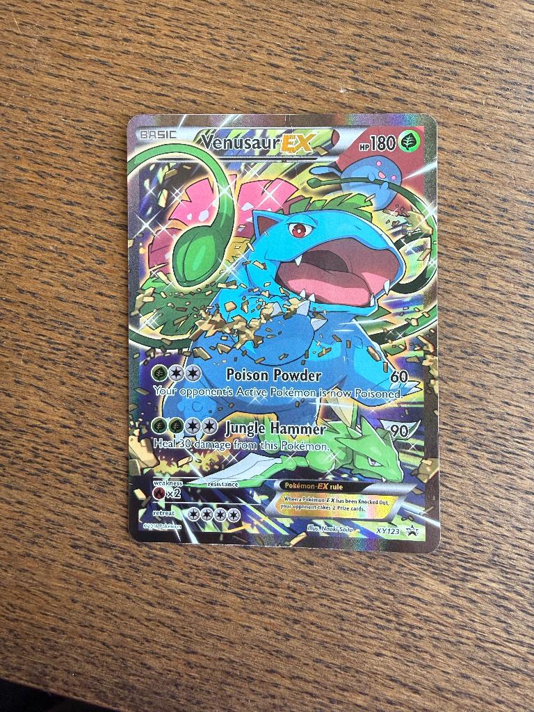 Pokémon kaart Venusaur EX – XY123 (promo), Hobby en Vrije tijd, Verzamelkaartspellen | Pokémon, Ophalen of Verzenden, Gebruikt