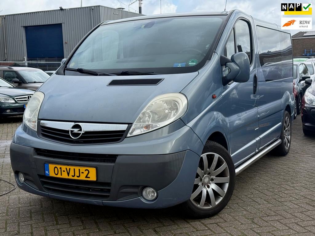 Opel Vivaro 2.5 CDTI L1H1 DC | 5 pers | zie omschrijving, Auto's, Bestelauto's, Gebruikt, Bedrijf, 1835 kg, Euro 4