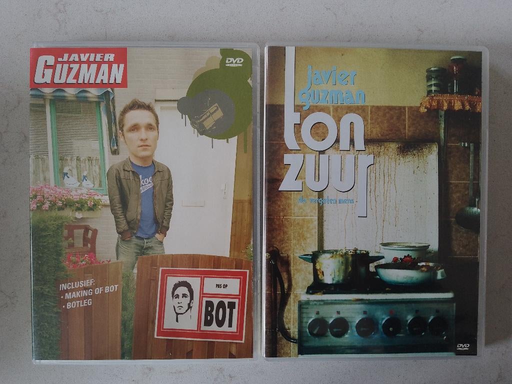 Javier Guzman - Bot en Ton Zuur - Cabaret, Vanaf 12 jaar, Ophalen of Verzenden, Zo goed als nieuw, Stand-up of Theatershow