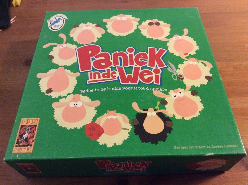 Paniek in de Wei. Bordspel van 999 games, Een of twee spelers, Ophalen of Verzenden, 999 Games bv