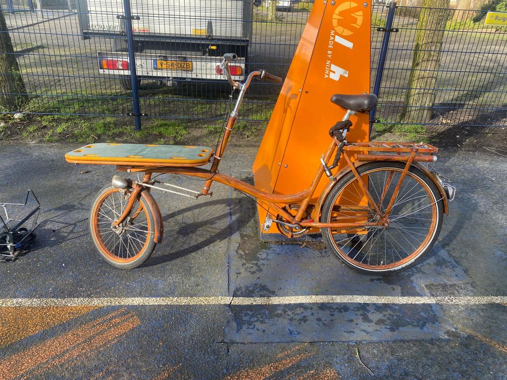 Transportfiets Kronan, Ophalen, Gebruikt, Goederen