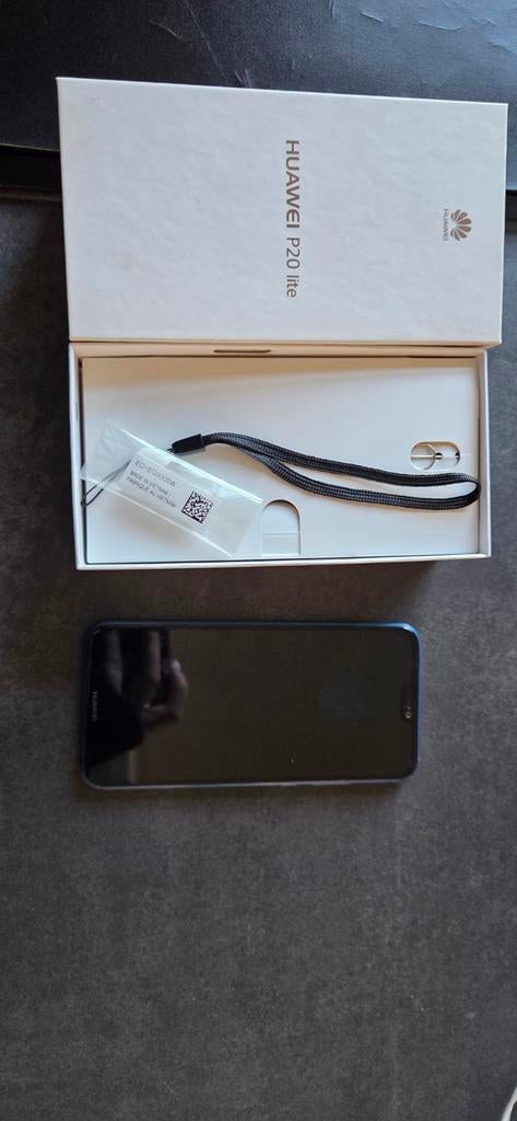 Huawei P20 Lite, Telecommunicatie, Mobiele telefoons | Huawei, Ophalen, Blauw, Touchscreen, Zo goed als nieuw