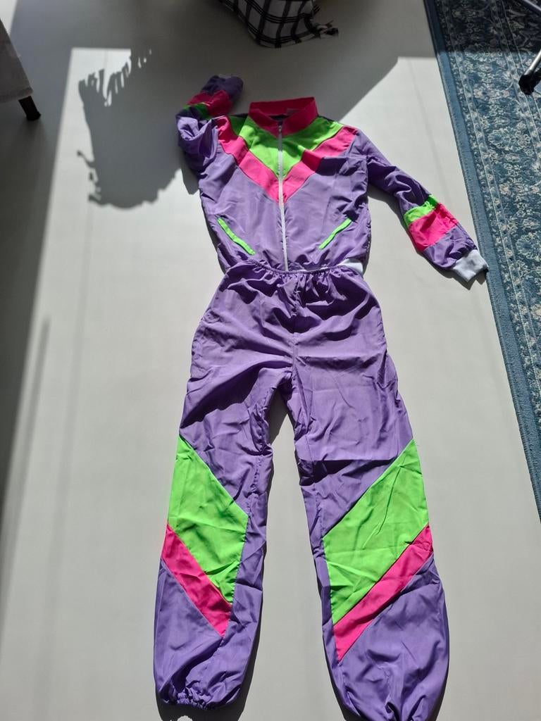 Jaren '80 outfit voor feestje maat M broek en jas, Ophalen of Verzenden, Zo goed als nieuw, Kostuum