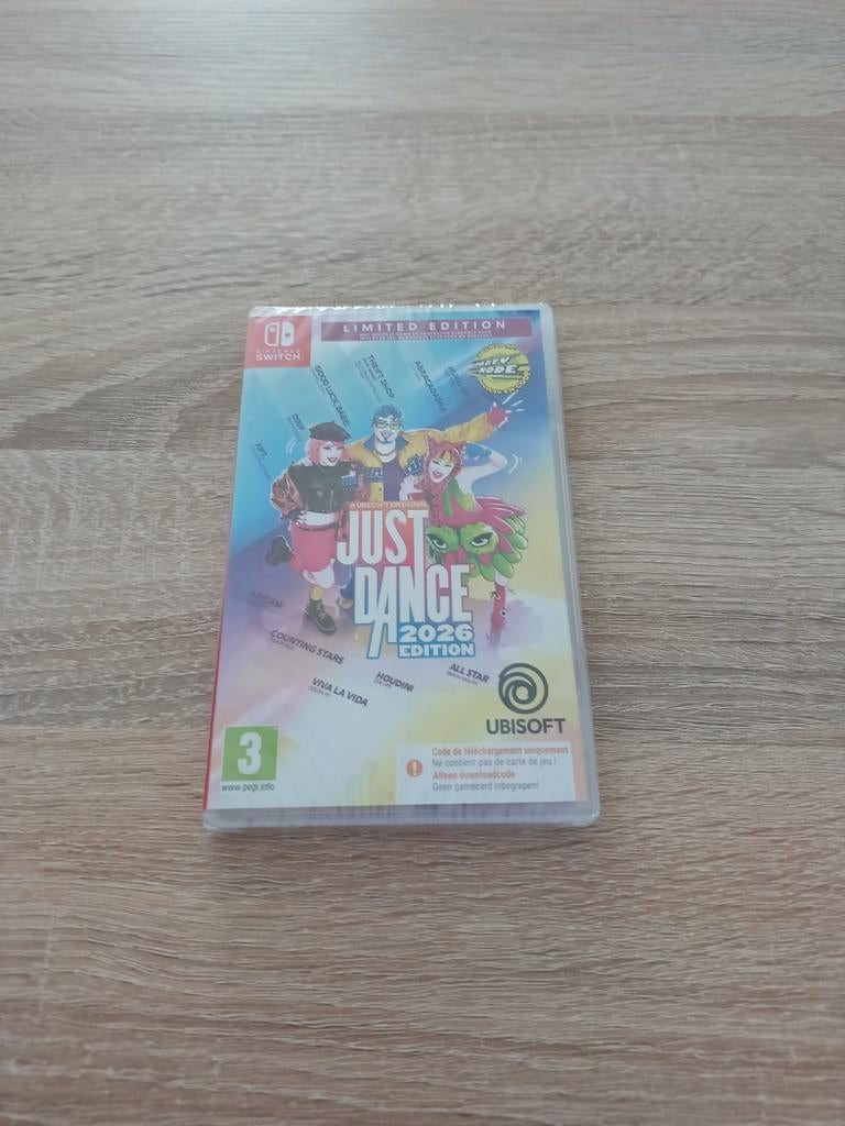 Just dance 2026 nieuw in verpakking, Spelcomputers en Games, Games | Nintendo Switch, Ophalen, Muziek, Nieuw, 3 spelers of meer