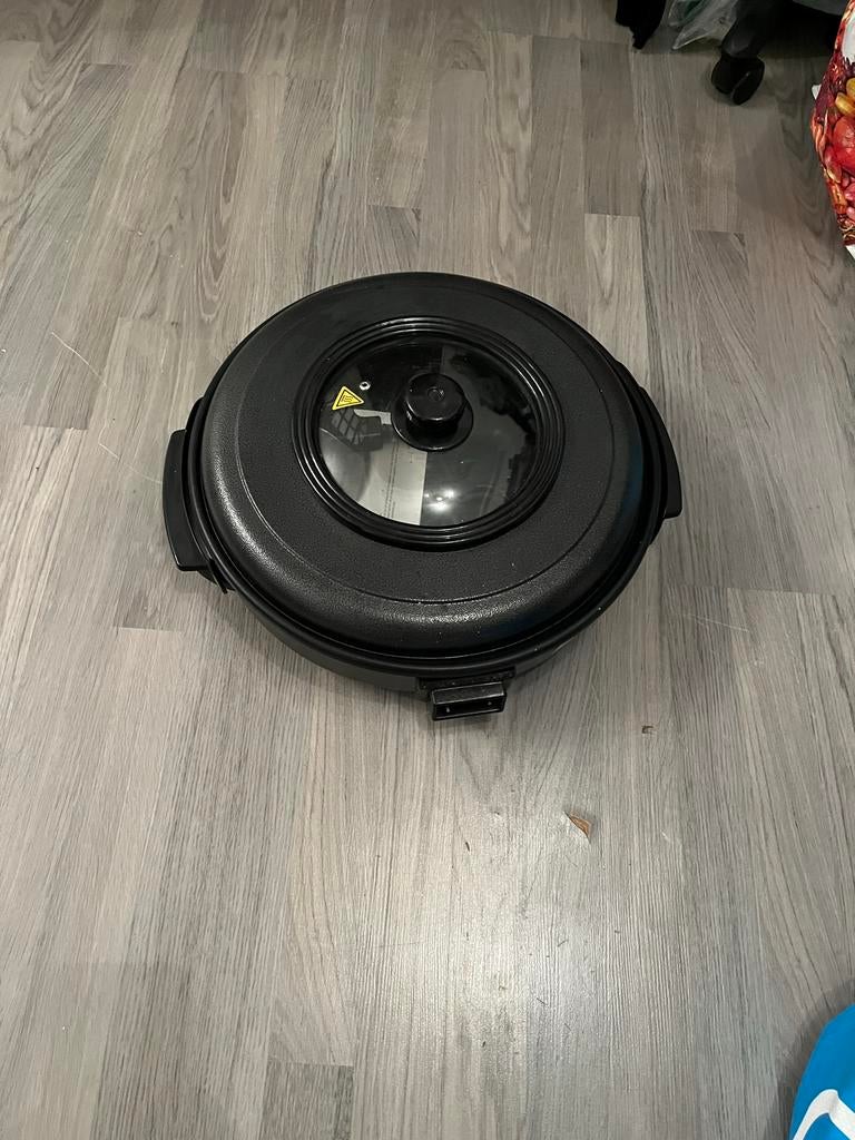 Elite Partypan - Multifunctionele elektrische pan nieuw, 4 liter of meer, Ophalen of Verzenden, Zo goed als nieuw, Uitneembare binnenpan