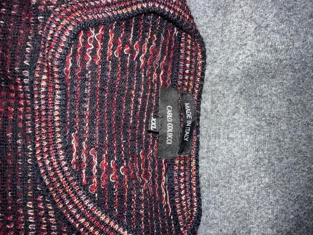 Carlo Colucci trui, paars, M, Kleding | Heren, Ophalen of Verzenden, Zo goed als nieuw, Maat 48/50 (M), Paars