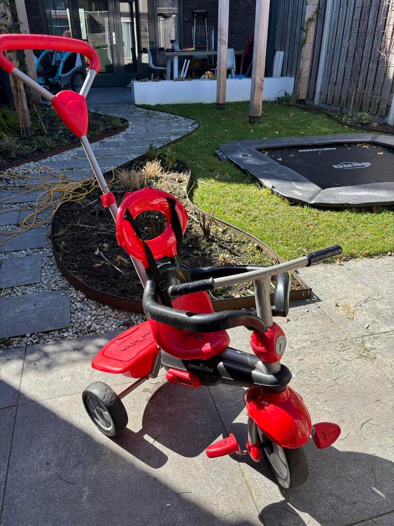 Smartrike driewieler, Ophalen of Verzenden, Gebruikt, Duwstang