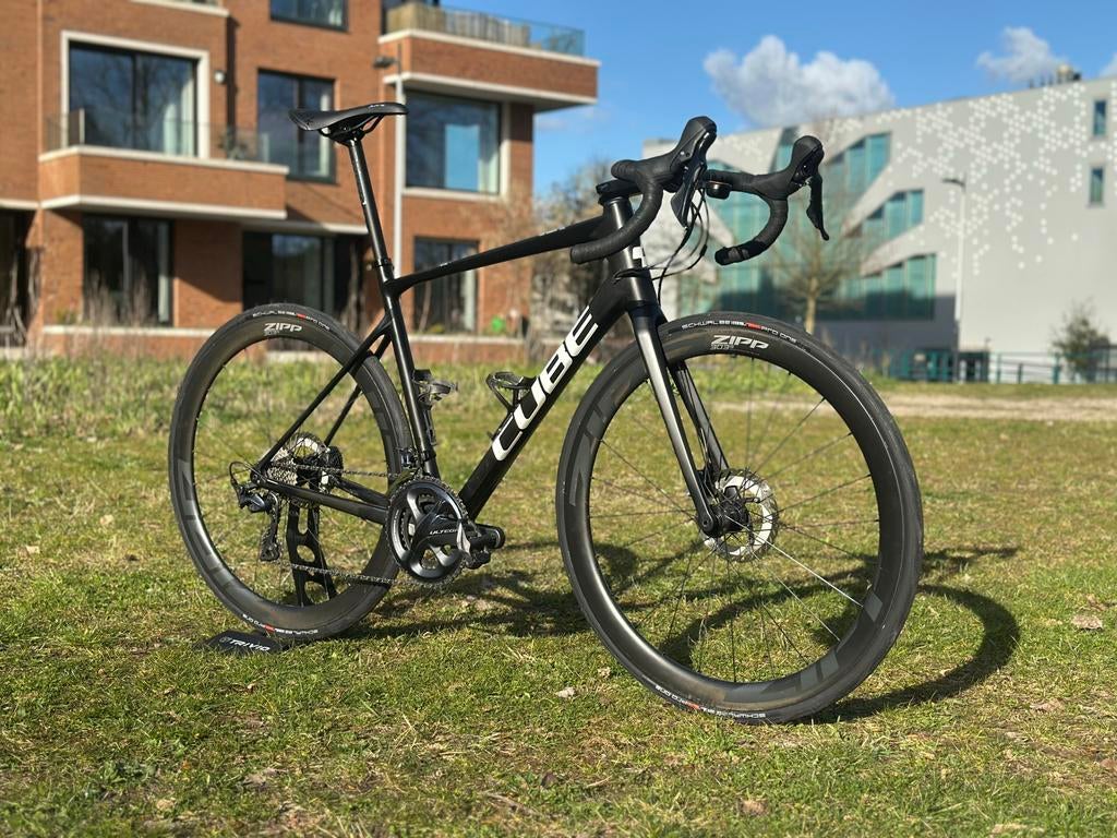 Cube Attain GTC SL 2021 Carbon Racefiets - Zipp 303 S, Fietsen en Brommers, Fietsen | Racefietsen, 28 inch, Carbon, Heren, Zo goed als nieuw