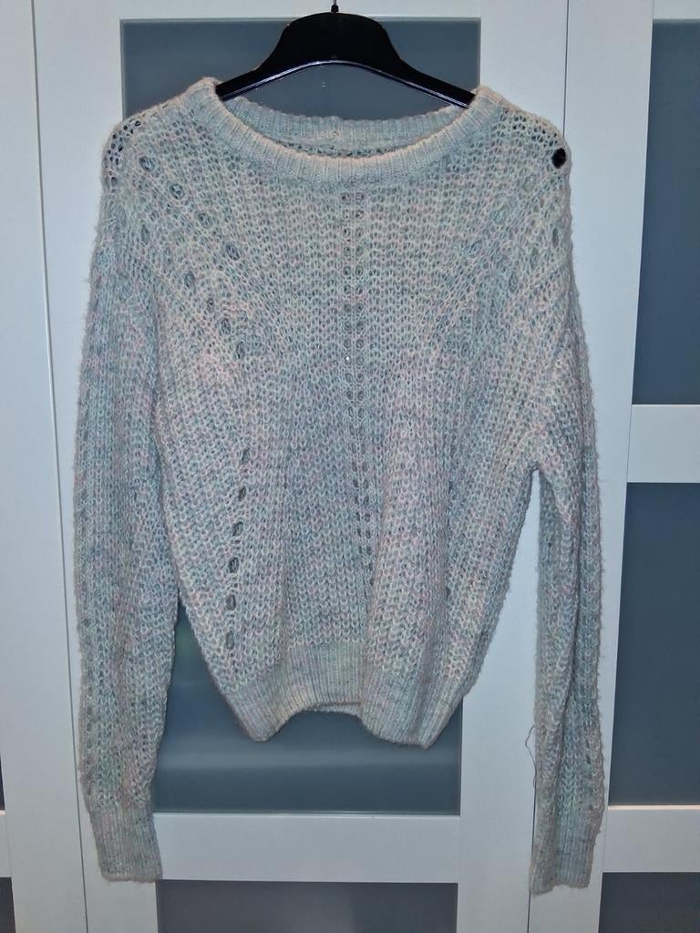 Lichtblauwe trui met open gebreide details, Kleding | Dames, Blauw, Nieuw, Ophalen of Verzenden, Revelation