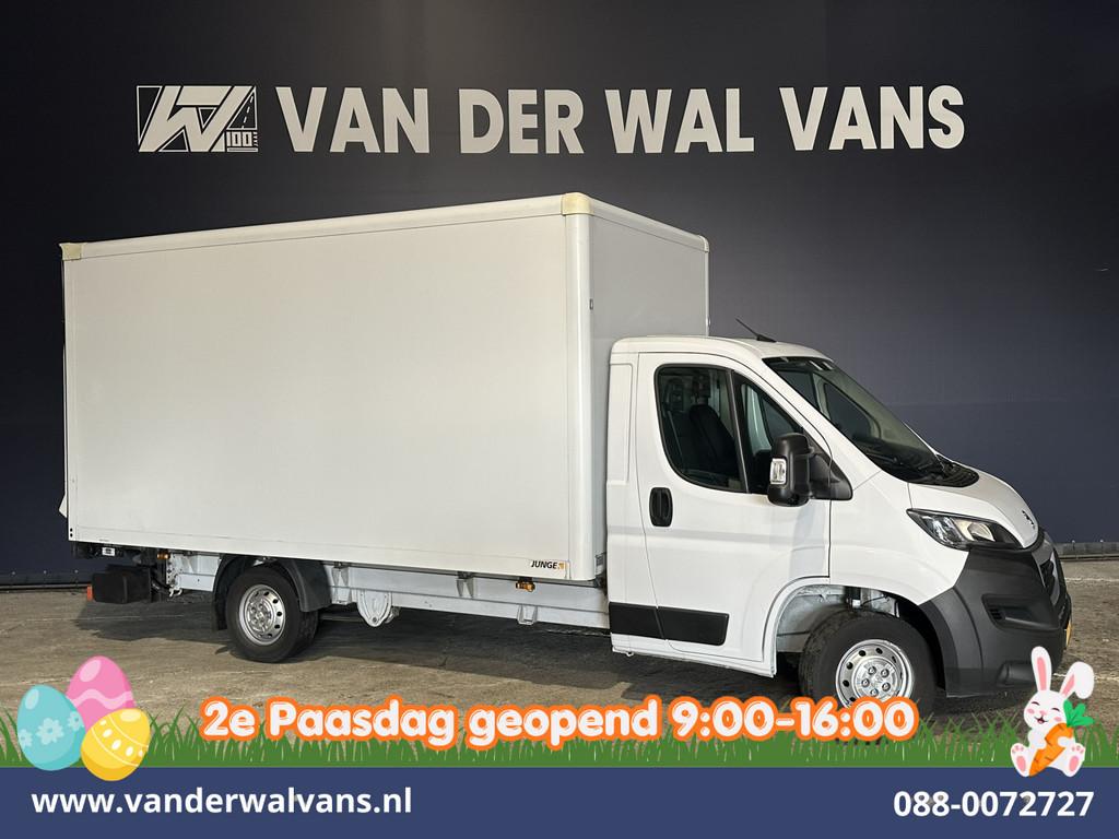 Peugeot Boxer 2.2 BlueHDi 141pk Bakwagen 436cm Lang Laadklep, Auto's, Bestelauto's, Voorwielaandrijving, Stof, Gebruikt, 4 cilinders