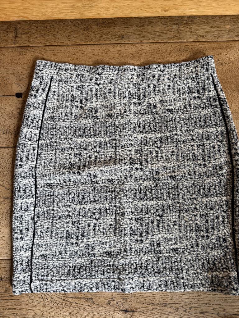 Rokje Kyra & Ko, stretch, creme, grijs en zwart gemêleerd 40, Maat 38/40 (M), Overige kleuren, Ophalen of Verzenden, Kyra & Ko