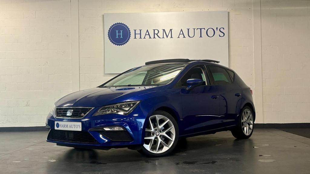 SEAT Leon 1.4 Eco TSI FR DSG 150pk Pano / Navi / LED / Volle, Gebruikt, Zwart, 4 cilinders, 150 pk