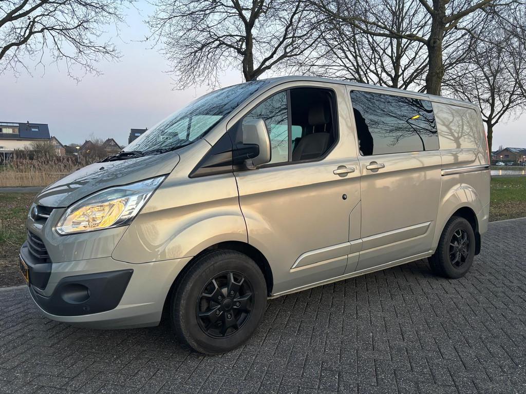 Ford Transit Custom 270 2.2 TDCI L1H1 Limited DC (bj 2016), Voorwielaandrijving, Euro 5, Gebruikt, 4 cilinders