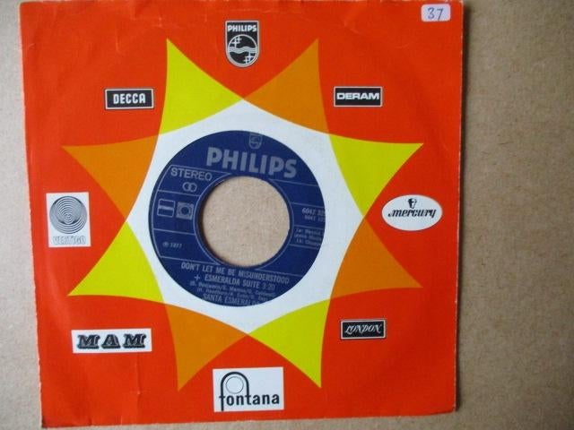 s4307 santa esmeralda - dont let me be misunderstood 3, Ophalen, Gebruikt, Overige genres, 7 inch