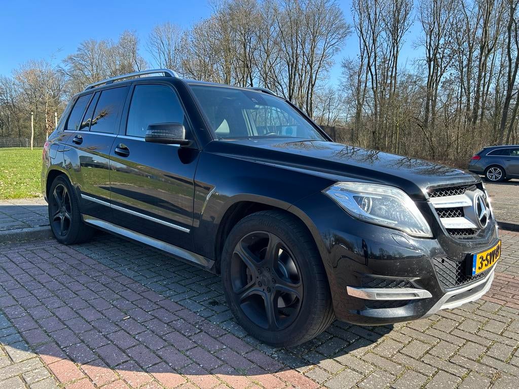 Mercedes-Benz GLK 2.1 CDI Glk220 4MATIC AUT 2013 Zwart FULL!, Auto's, Automaat, Zwart, 4 cilinders, Leder en Stof