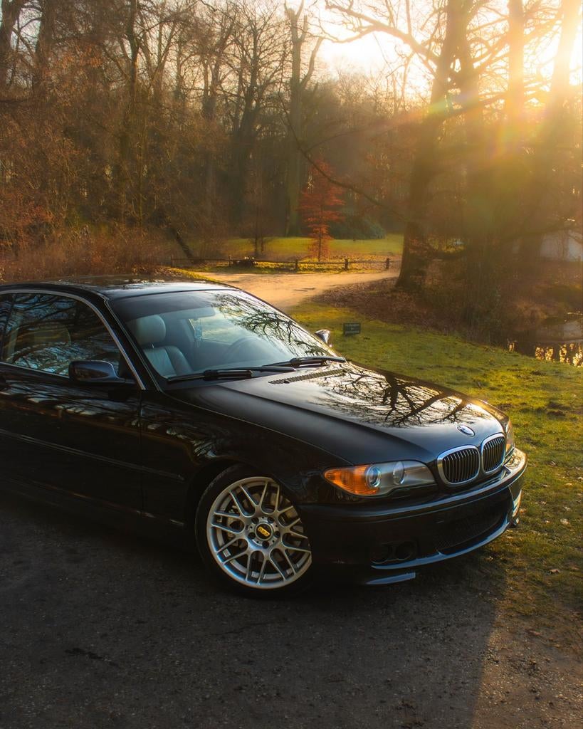 BMW 3-Serie 3.0 CI 330 Coupe AUT 2003 Zwart, Auto's, BMW, Automaat, Parkeersensor, 1440 kg, Beige