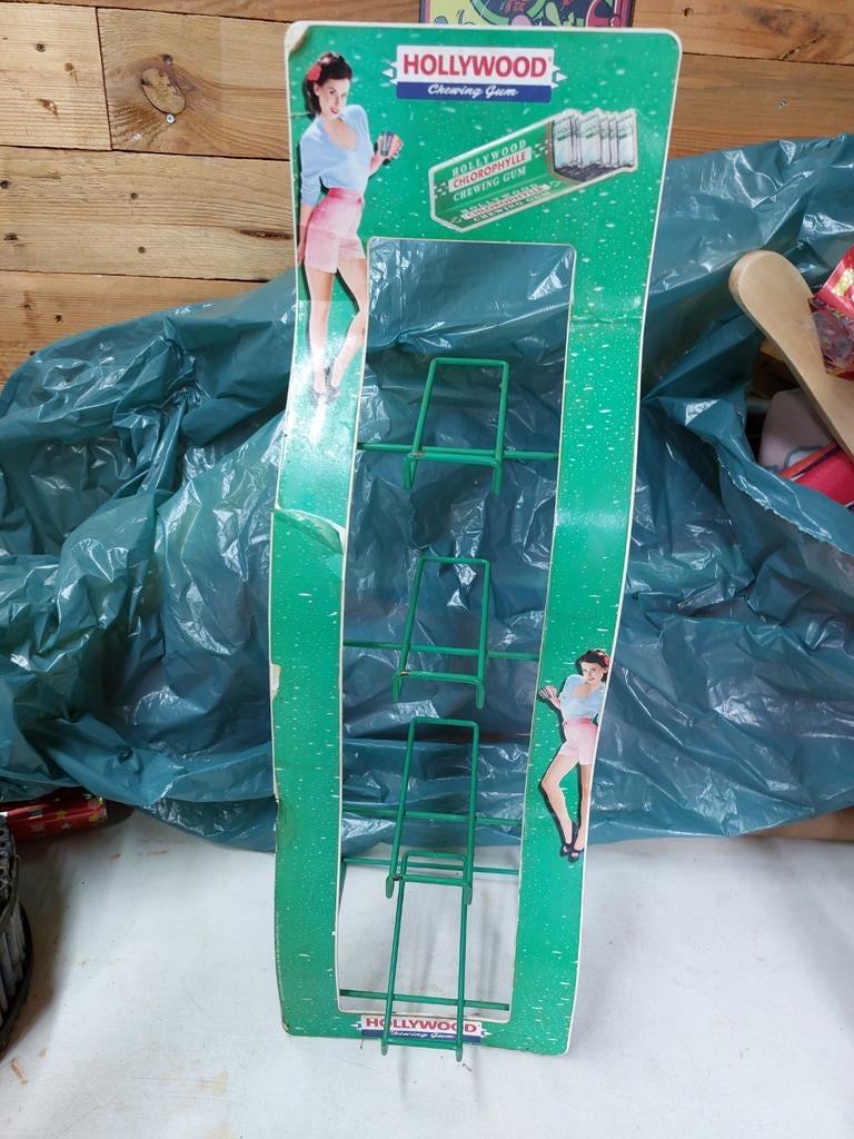 Vintage Hollywood Chewing Gum Display Rek, Ophalen of Verzenden