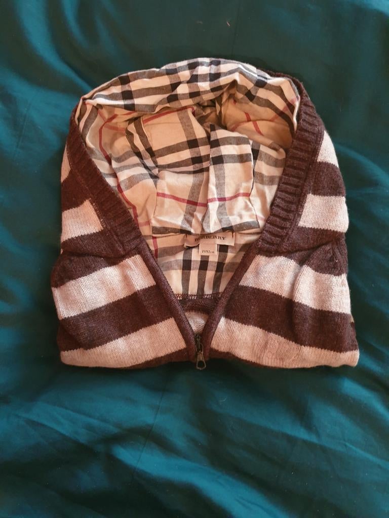 Burberry vestje vest 92 origineel, Jongen of Meisje, Trui of Vest, Ophalen of Verzenden, Zo goed als nieuw
