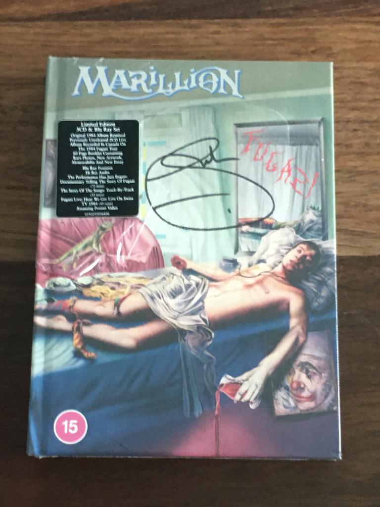 3Cd+BRDvd Marillion Fugazi Deluxe GESIGNEERD FISH NIEUW, Ophalen of Verzenden, Nieuw in verpakking, Progressive